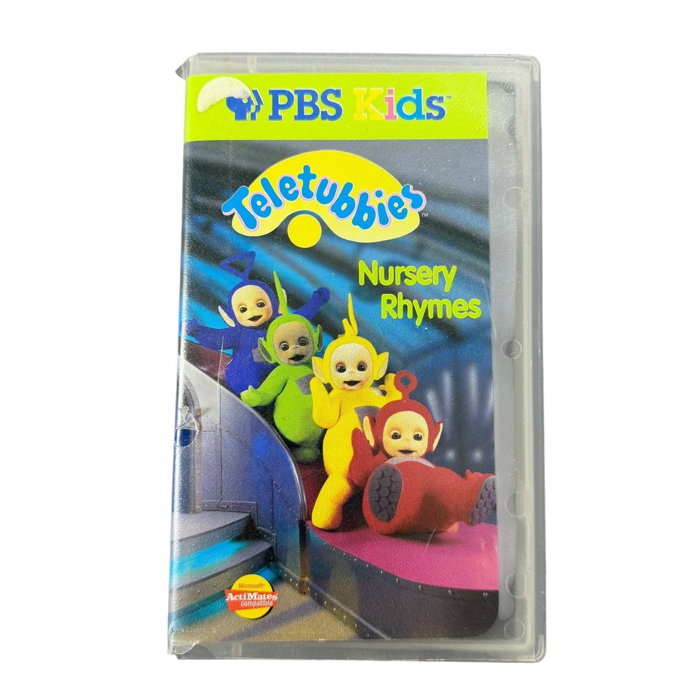 Teletubbies Nursery Rhymes VHS 1998‎ PBS Kids Warner Home Video
